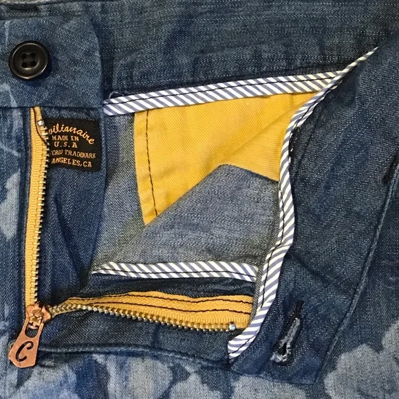 NWT Beautifully Made CIVILIANAIRE Chambray Shorts 🇺🇸 Made in USA 🇺🇸 - Picture 6 of 12